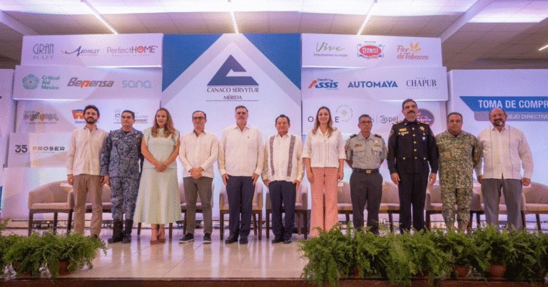 toma protesta el consejo directivo 2026 de canaco servytur mérida