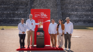 trofeo del mundial fifa 2026 llega a chichén itzá en yucatán