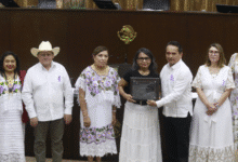 Congreso del Estado: Recibe Patricia Martín Morales el reconocimiento “Consuelo Zavala Castillo” (Foto de cortesía)