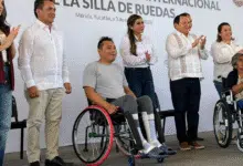 Díaz Mena conmemora el Día Internacional de la Silla de Ruedas (Foto de Cortesía)