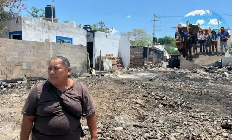 A dos semanas de la tragedia en Dzununcán, vecinos ven esperanza en la reconstrucción de sus viviendas