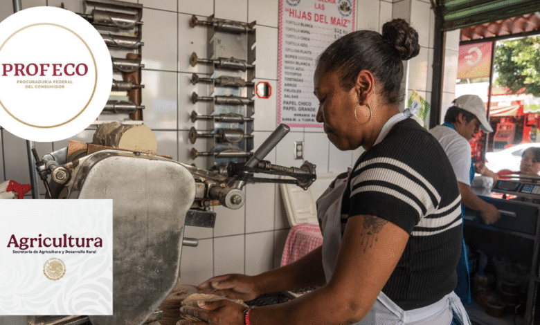 AGRICULTURA y PROFECO descartan alzas al precio de la tortilla y llaman a no atender versiones falsas sobre costos del maíz y la harina