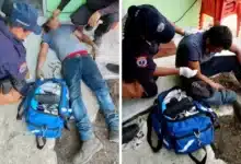 atienden en kanasín a hombre que se desmayó por golpe de calor