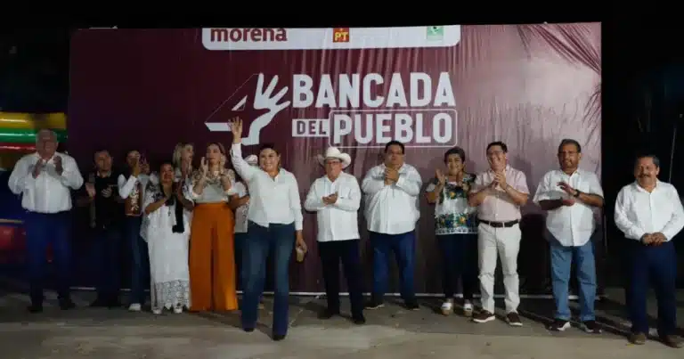 Bancada del Pueblo rinde cuentas y reafirma compromiso con el sur de Yucatán