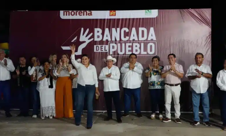 Bancada del Pueblo rinde cuentas y reafirma compromiso con el sur de Yucatán
