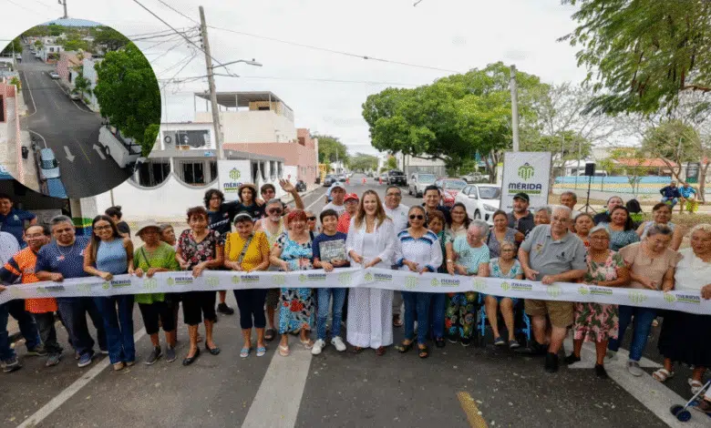 Cecilia Patrón impulsa repavimentación en Mérida con inversión de más de 9 mdp