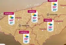Clima en Yucatán será un sábado caluroso
