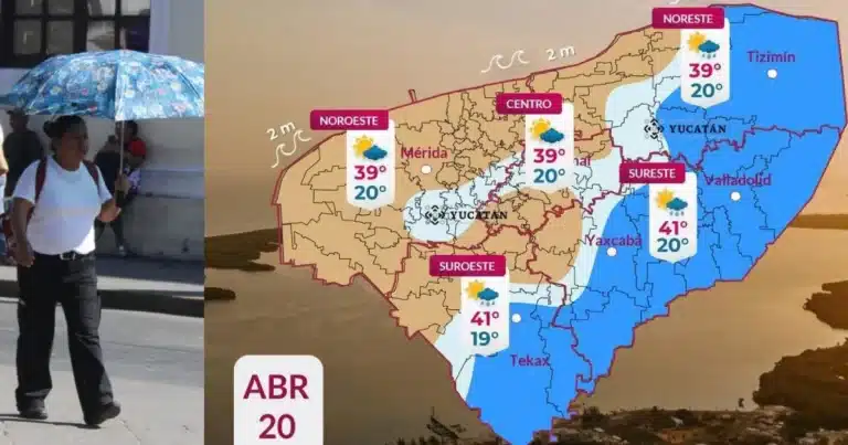 clima hoy en yucatán cercanía de frente frío generará humedad y calor