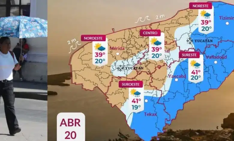 clima hoy en yucatán cercanía de frente frío generará humedad y calor