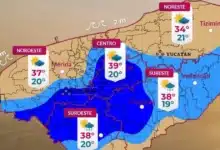 Clima hoy en Yucatán lluvias con tormentas y calor extremo este sábado
