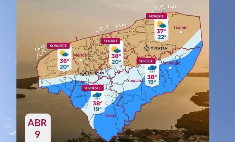 clima hoy en yucatán pronóstico revela día caluroso (1)