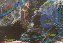 El frente frío núm. 44 y onda de calor azotan a México