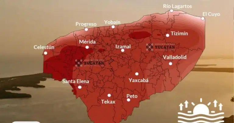 Clima hoy en Yucatán: pronóstico revela tiempo estable con calor (Imagen de Procivy)