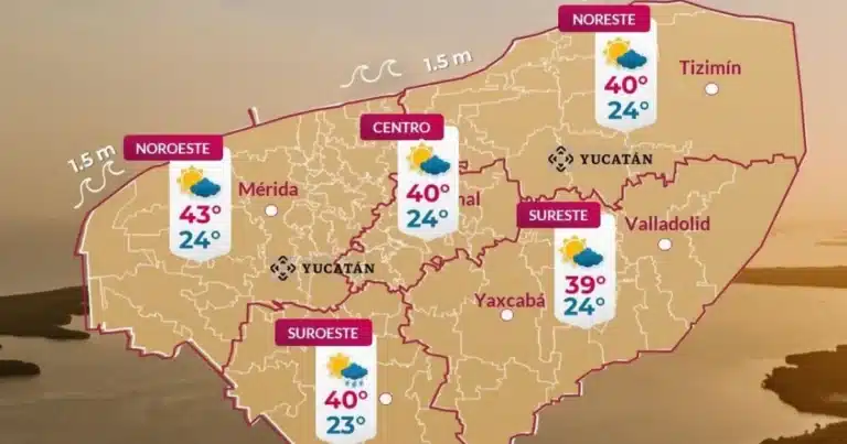 Clima hoy en Yucatán: continúa fuerte calor (Foto de Procivy)