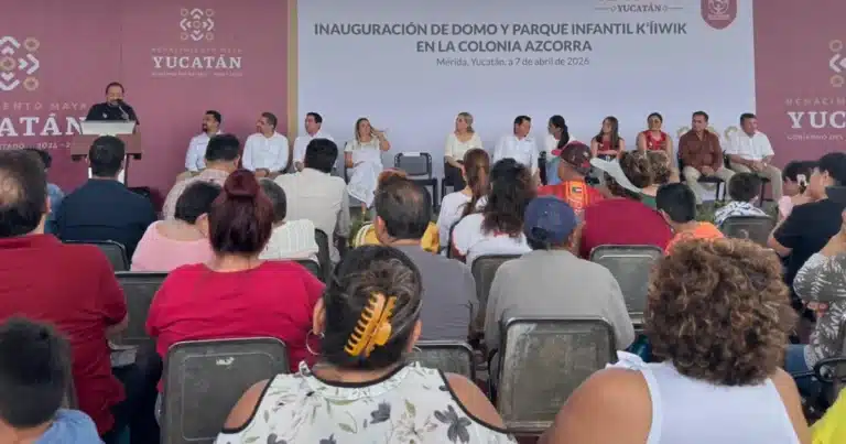 gobierno de yucatán inaugura domo en parque k’iiwik de azcorra con inversión de 3.5 millones