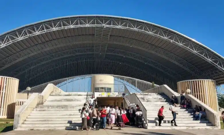 inician trabajos para cancha de tiro con arco en el deportivo la inalámbrica