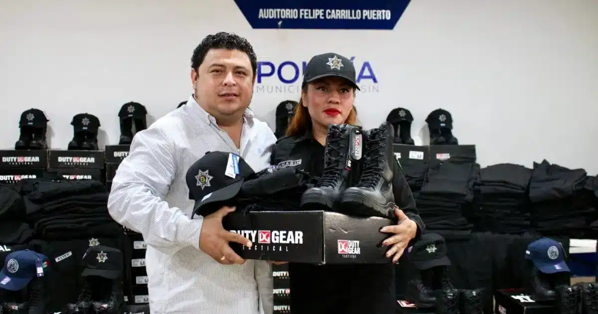 kanasín fortalece a su policía con entrega de uniformes y equipamiento táctico (3)