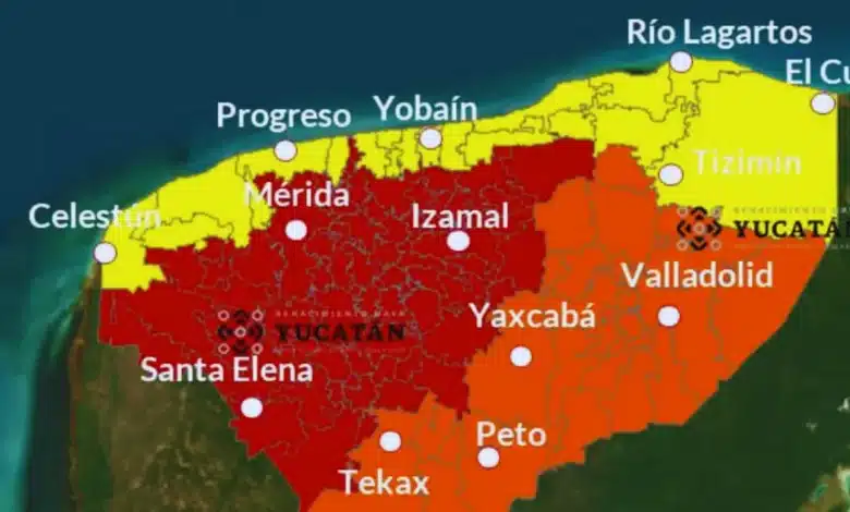 procivy alerta por aumento gradual de temperaturas en yucatán