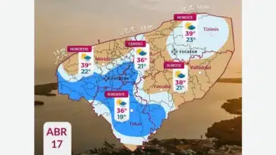 pronóstico prevé calor extremo y lluvias aisladas este viernes