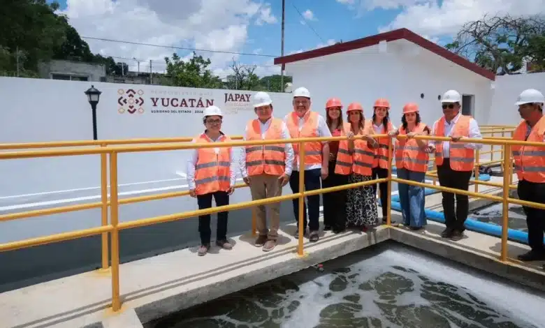 reactivan planta de aguas residuales en mérida tras años fuera de servicio