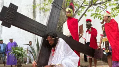 Viacrucis en el Cereso de Mérida internos recrean la pasión de Cristo en Viernes Santo