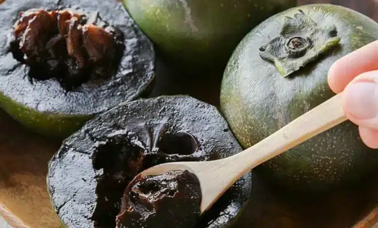 Zapote negro en Yucatán la fruta que parece chocolate y se come como postre