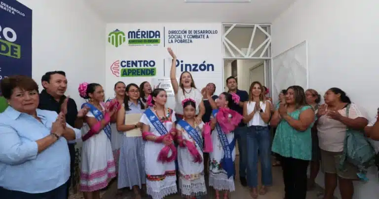 Cecilia Patrón inaugura nuevo Centro Aprende en Colonia Pinzón II