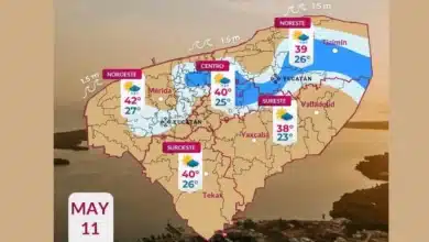 clima hoy en yucatán pronóstico revela chubascos y mucho calor