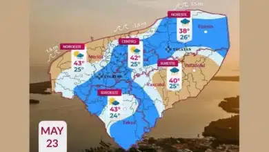 clima hoy en yucatán se mantiene ambiente cálido con probabilidad de lluvia