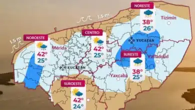 Clima hoy en Yucatán: se espera calor y probabilidad de lluvia (Imagen de Procivy)