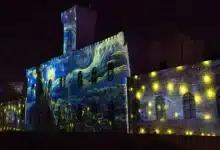 Videomapping “Mérida: Origen y Memoria” (Foto de cortesía)