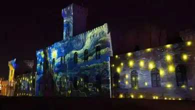 Videomapping “Mérida: Origen y Memoria” (Foto de cortesía)