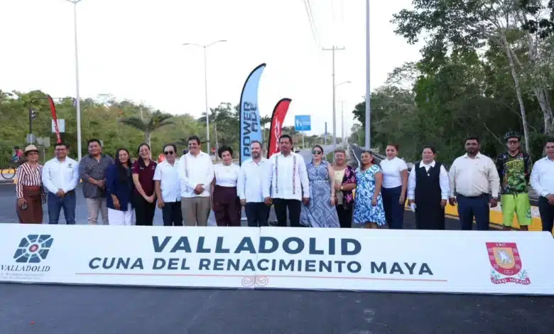Valladolid estrena nueva ciclovía para fortalecer la movilidad segura y sustentable (Foto de cortesía)