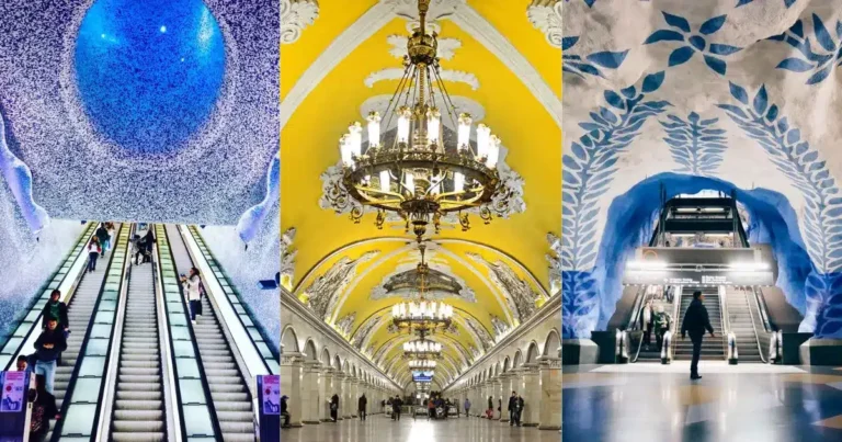Las estaciones de metro más espectaculares del mundo (Fotos de internet)
