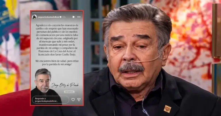jorge ortiz de pinedo aclara rumores sobre su muerte y habla de su estado de salud
