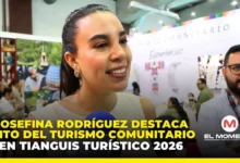 Josefina Rodríguez destaca éxito del turismo comunitario en Tianguis Turístico 2026
