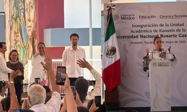 la presidenta claudia sheinbaum respalda plan del gobernador del estado joaquín díaz mena para garantizar agua y modernizar mérida
