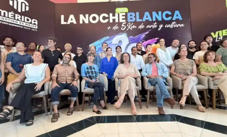 Mérida se llenará de arte y cultura con más de 200 actividades durante la Víspera y Noche Blanca