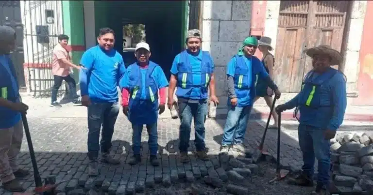 obras de adoquines en san juan y la ermita alcanzan hasta 40% de avance