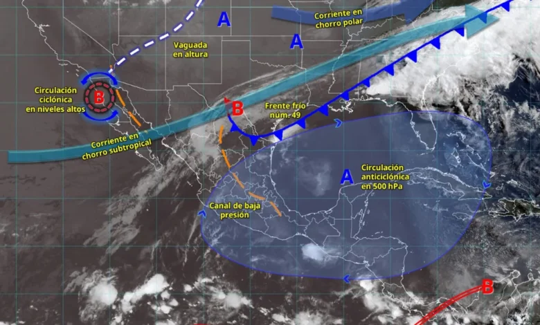prevén lluvias intensas y tormentas eléctricas en el norte y noreste de méxico