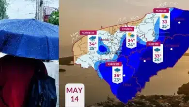 Clima hoy en Yucatán: pronóstico revela lluvias en la región