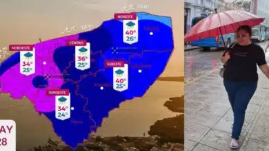 Clima hoy en Yucatán: continuarán lluvias en la tarde y noche