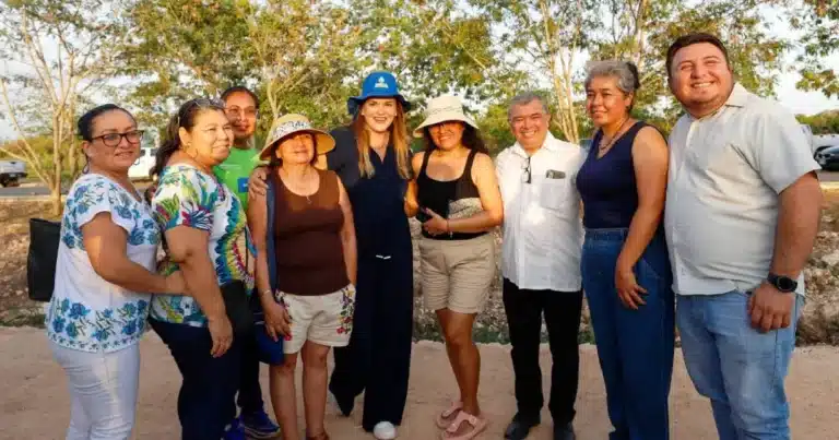 Cecilia Patrón supervisa avances del Corredor Verde Caucel–Santa Fe Mérida