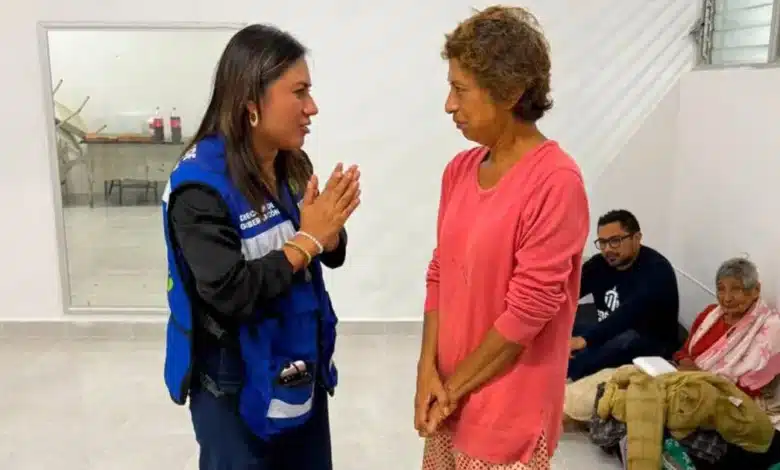 16 personas permanecen en refugios temporales por las intensas lluvias en Mérida