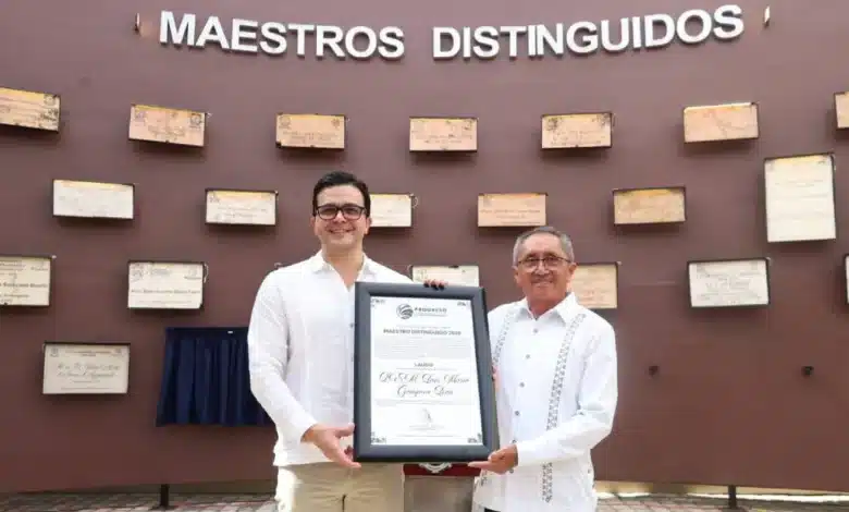 reconocen a luis mario góngora como maestro distinguido de progreso 2026