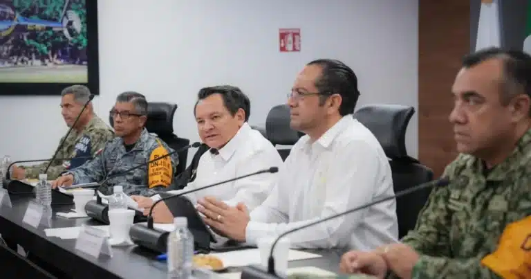 refuerzan coordinación y medidas preventivas ante pronóstico de lluvias intensas en yucatán