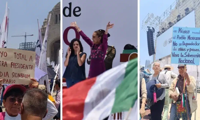 sheinbaum celebra dos años de triunfo ante 130 mil simpatizantes en el monumento a la revolución