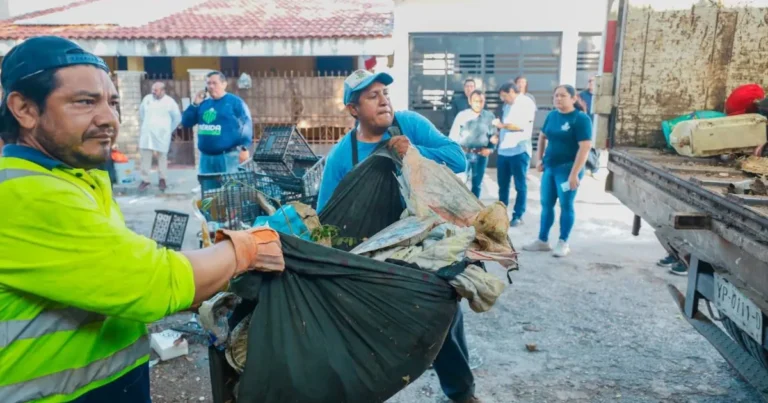 ayuntamiento de mérida retira 76 toneladas de basura de predios acumuladores