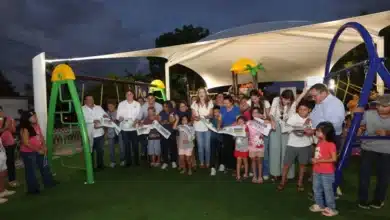 cecilia patrón entrega renovado parque santa maría de guadalupe en mérida