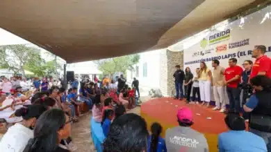 cecilia patrón inaugura barrio lapis en el roble en mérida